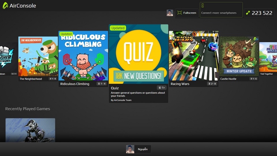 Biến Smartphone thành Gamepad với AirConsole (Ảnh 4)