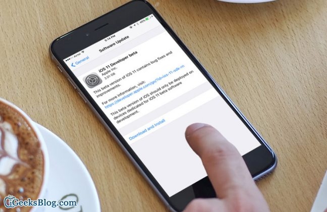 Hướng dẫn nhanh cập nhật iOS 11.2 beta 2 an toàn (Ảnh 1)