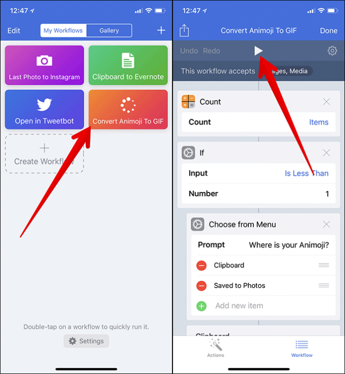 Chuyển đổi Animoji sang GIF trên iPhone/iPad (Ảnh 10) Chuyển đổi Animoji sang GIF trên iPhone/iPad (Ảnh 10)