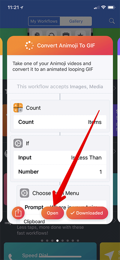 Chuyển đổi Animoji sang GIF trên iPhone/iPad (Ảnh 6) Chuyển đổi Animoji sang GIF trên iPhone/iPad (Ảnh 6)