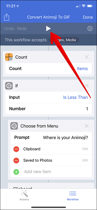 Chuyển đổi Animoji sang GIF trên iPhone/iPad (Ảnh 7) Chuyển đổi Animoji sang GIF trên iPhone/iPad (Ảnh 7)