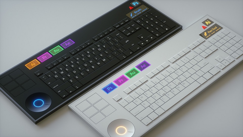 Concept bàn phím Adobe Keyboard cực đẹp cho designer! (Ảnh 2)