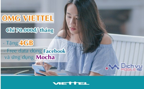 Hướng dẫn đăng kí gói ưu đãi OMG của Viettel (Ảnh 2) Hướng dẫn đăng kí gói ưu đãi OMG của Viettel (Ảnh 2)