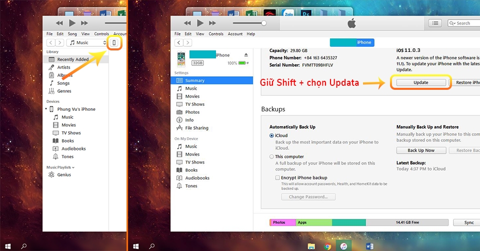 Hạ cấp phiên bản iOS 11.2 beta xuống phiên bản cũ hơn (Ảnh 5)
