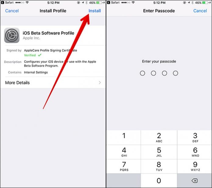 Hướng dẫn nhanh cập nhật iOS 11.2 beta 2 an toàn (Ảnh 3)