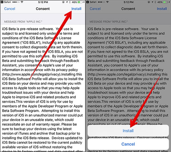 Hướng dẫn nhanh cập nhật iOS 11.2 beta 2 an toàn (Ảnh 4)