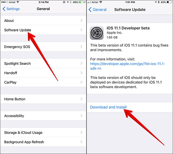 Hướng dẫn nhanh cập nhật iOS 11.2 beta 2 an toàn (Ảnh 7)