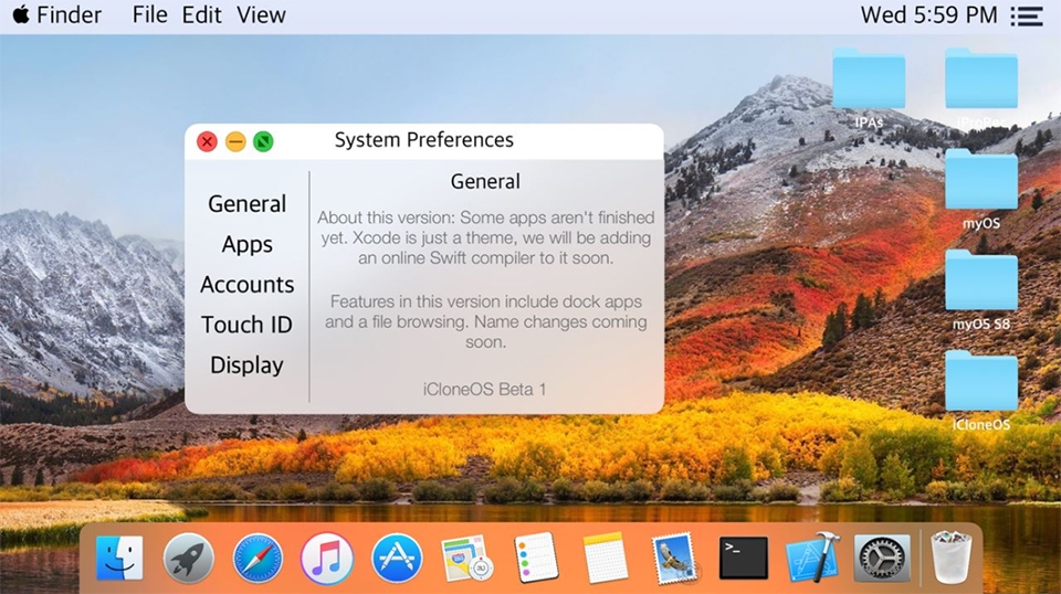 Trải nghiệm MacOS trên iPhone không cần jailbreak (Ảnh 6) Trải nghiệm MacOS trên iPhone không cần jailbreak (Ảnh 6)