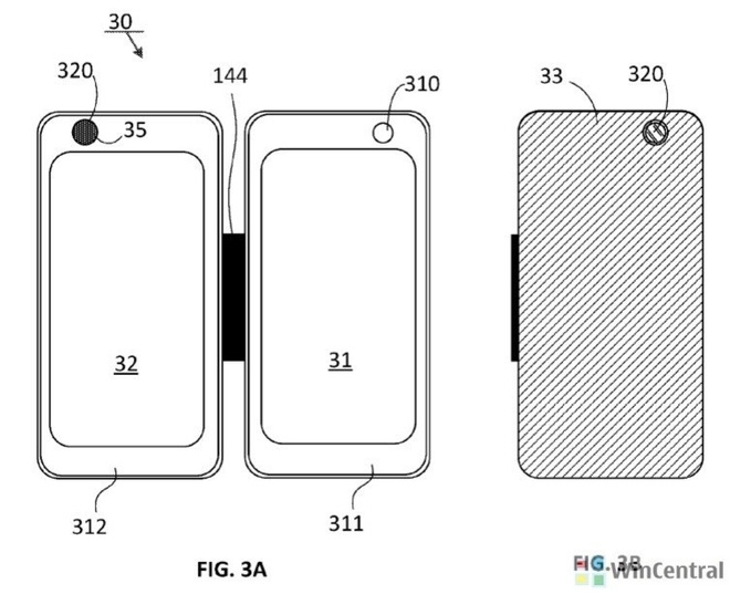 Lộ bằng sáng chế Surface Phone có thể gập lại được (Ảnh 3)