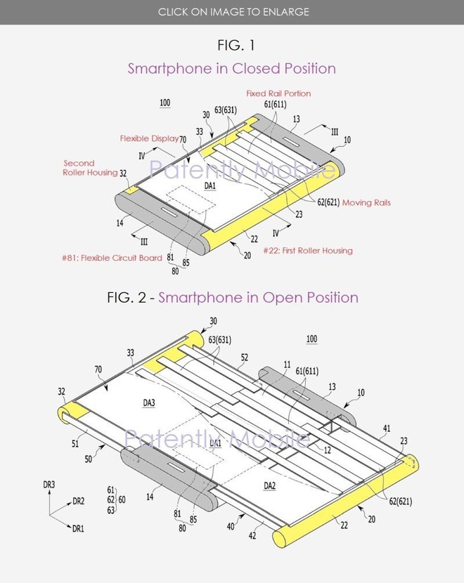 Bằng sáng chế màn hình mở rộng sang 2 bên của Samsung (Ảnh 2) Bằng sáng chế màn hình mở rộng sang 2 bên của Samsung (Ảnh 2)