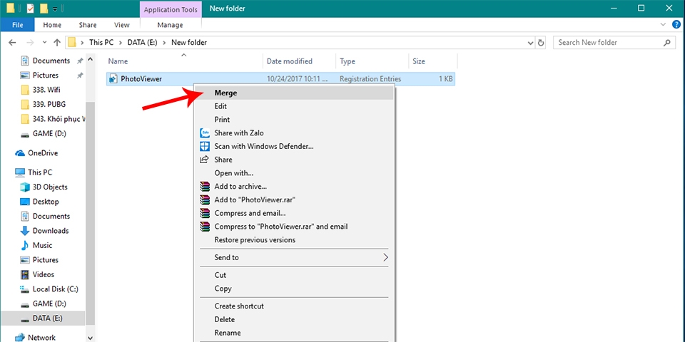 Thủ thuật khôi phục trình xem ảnh Windows Photo Viewer! (Ảnh 2)