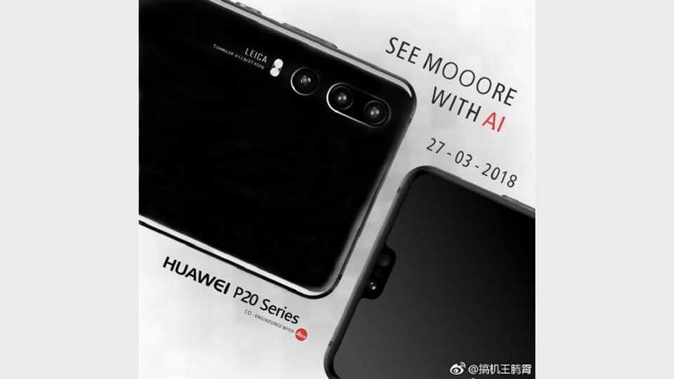 Lộ diện mặt lưng Huawei P20 có tới