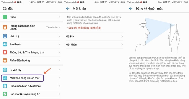 Hướng dẫn cập nhật tính năng Face Unlock cho Nova 2i! (Ảnh 3)