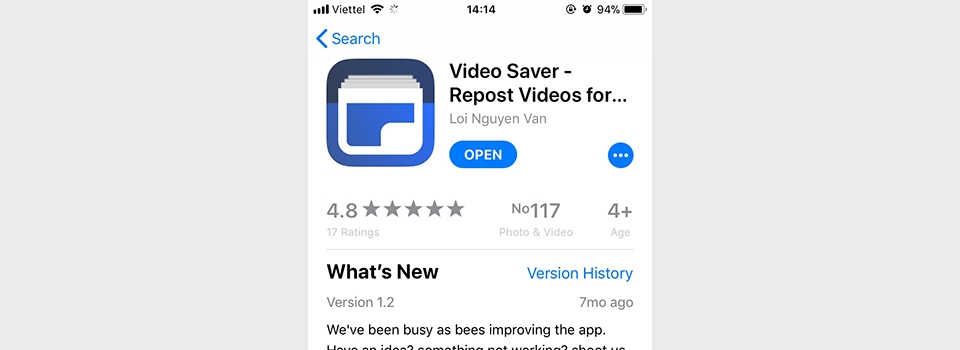 Hướng dẫn tải video trên Facebook về iPhone đơn giản! (Ảnh 2) Hướng dẫn tải video trên Facebook về iPhone đơn giản! (Ảnh 2)