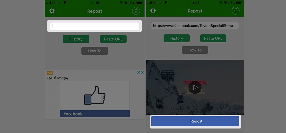 Hướng dẫn tải video trên Facebook về iPhone đơn giản! (Ảnh 4) Hướng dẫn tải video trên Facebook về iPhone đơn giản! (Ảnh 4)