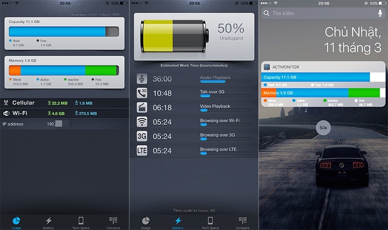 Top 5 ứng dụng theo dõi hệ thống iPhone qua Widget! (Ảnh 5)
