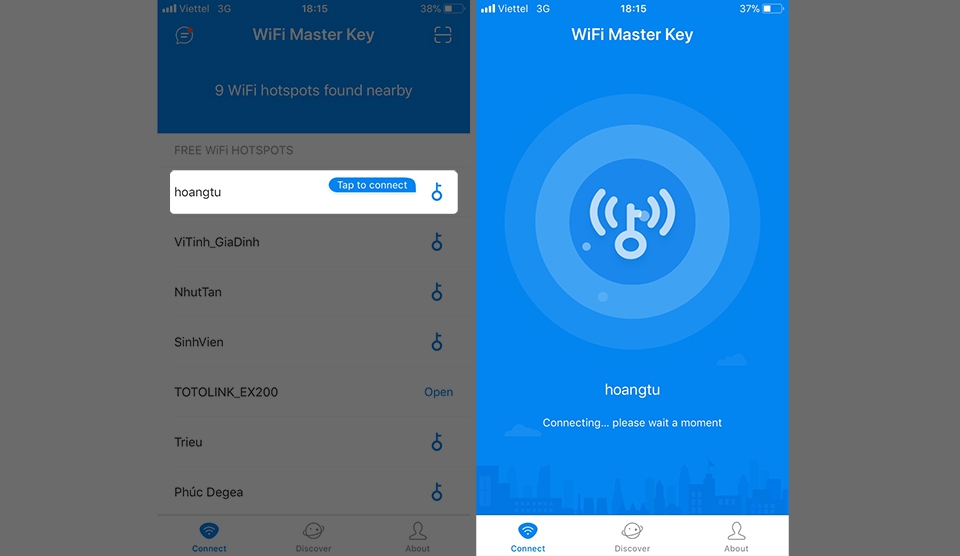 Hướng dẫn vào Wi-Fi công cộng mà không cần mật khẩu! (Ảnh 4) Hướng dẫn vào Wi-Fi công cộng mà không cần mật khẩu! (Ảnh 4)