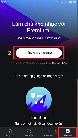 Hướng dẫn kích hoạt Spotify Premium miễn phí 30 ngày! (Ảnh 2)