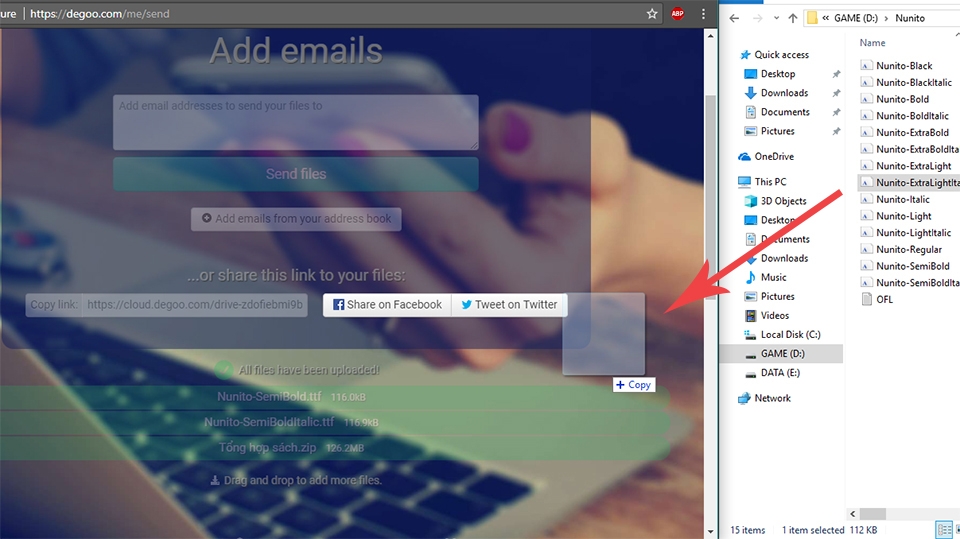 Chia sẻ dữ liệu dung lượng lớn tự hủy trên Degoo (Ảnh 5)