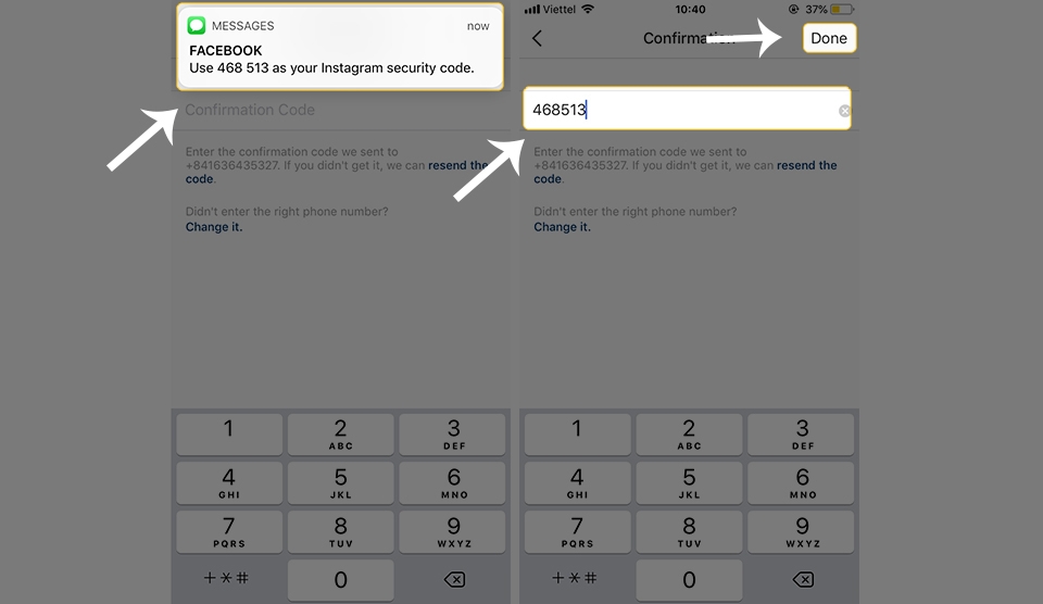 Hướng dẫn bật xác thực hai yếu tố trên Instagram (Ảnh 5) Hướng dẫn bật xác thực hai yếu tố trên Instagram (Ảnh 5)
