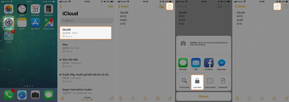 Hướng dẫn đặt mật khẩu ghi chú Notes trên iPhone (Ảnh 4)