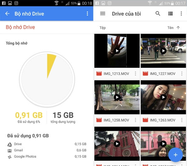 việc cơ bản cần làm khi thiết bị Android đầy bộ nhớ