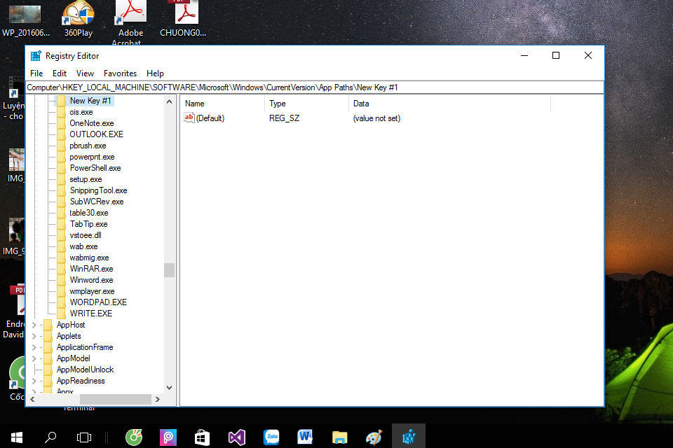 Các câu lệnh từ hộp thoại Run trong Windows
