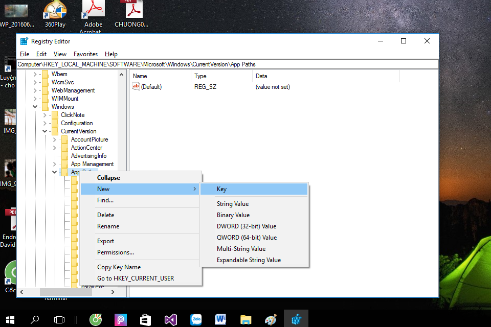 Các câu lệnh từ hộp thoại Run trong Windows