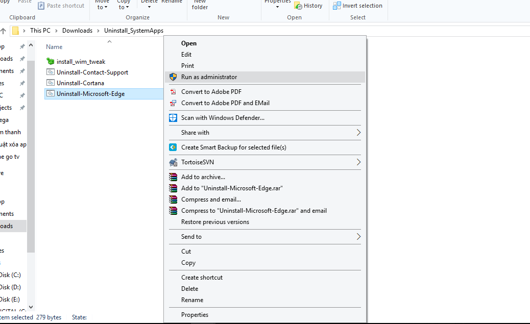 Gỡ bỏ ứng dụng hệ thống trên Windows 10 vĩnh viễn Gỡ bỏ ứng dụng hệ thống trên Windows 10 vĩnh viễn