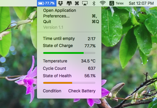kiểm tra pin thiết bị iOS và MacBook bằng ứng dụng