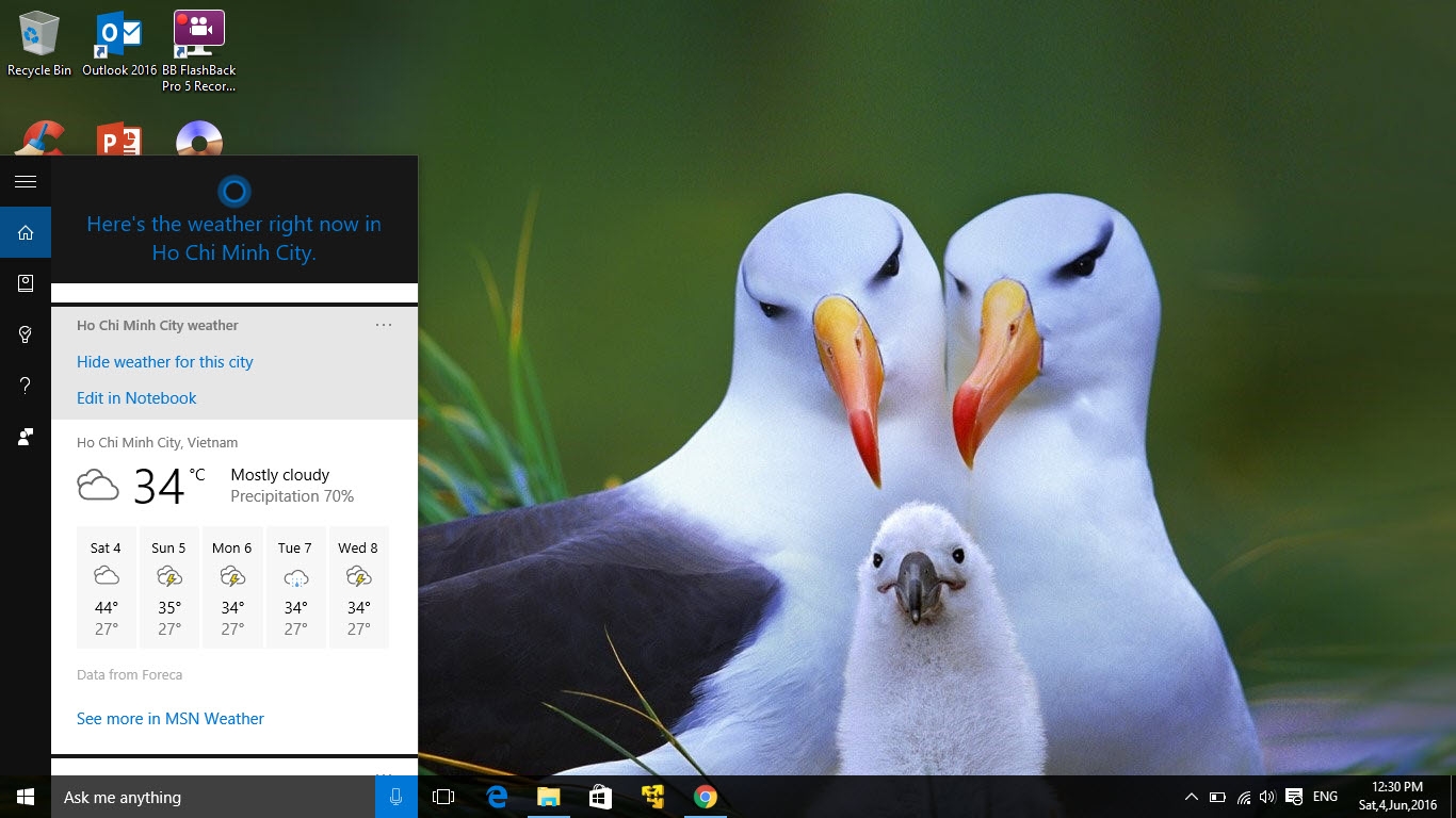 Cách thêm thời tiết các thành phố khác vào Cortana. Cách thêm thời tiết các thành phố khác vào Cortana.