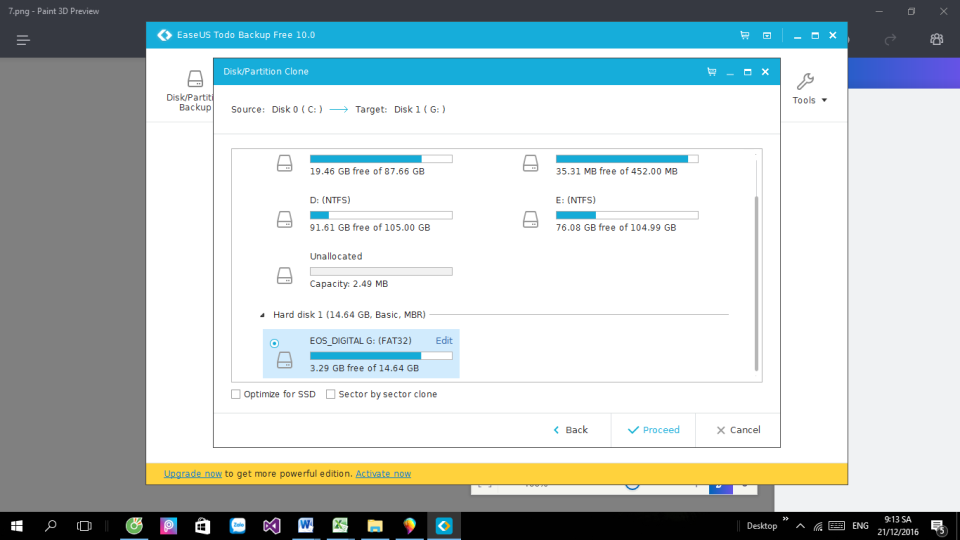 Chuyển Windows sang ổ cứng mới với EaseUS Todo Backup Chuyển Windows sang ổ cứng mới với EaseUS Todo Backup