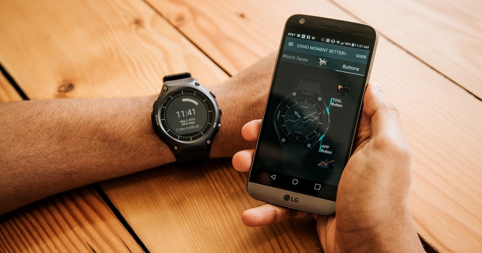 [CES 2017] Casio ra mắt smartwatch Pro Trek WSD - F20