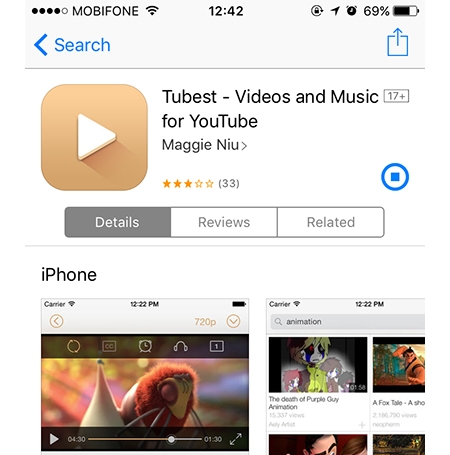 Mẹo hay trên iPhone: vừa nghe nhạc ở Youtube vừa làm Mẹo hay trên iPhone: vừa nghe nhạc ở Youtube vừa làm