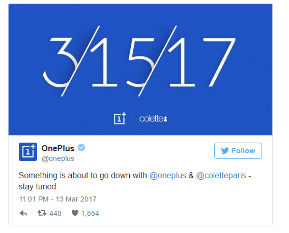 OnePlus 3T phiên bản màu Xanh dương chuẩn bị ra mắt ?