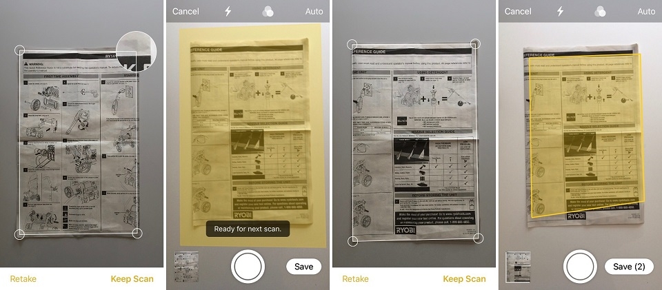 Tính năng mới trên iOS 11: Biến iPhone thành máy scan