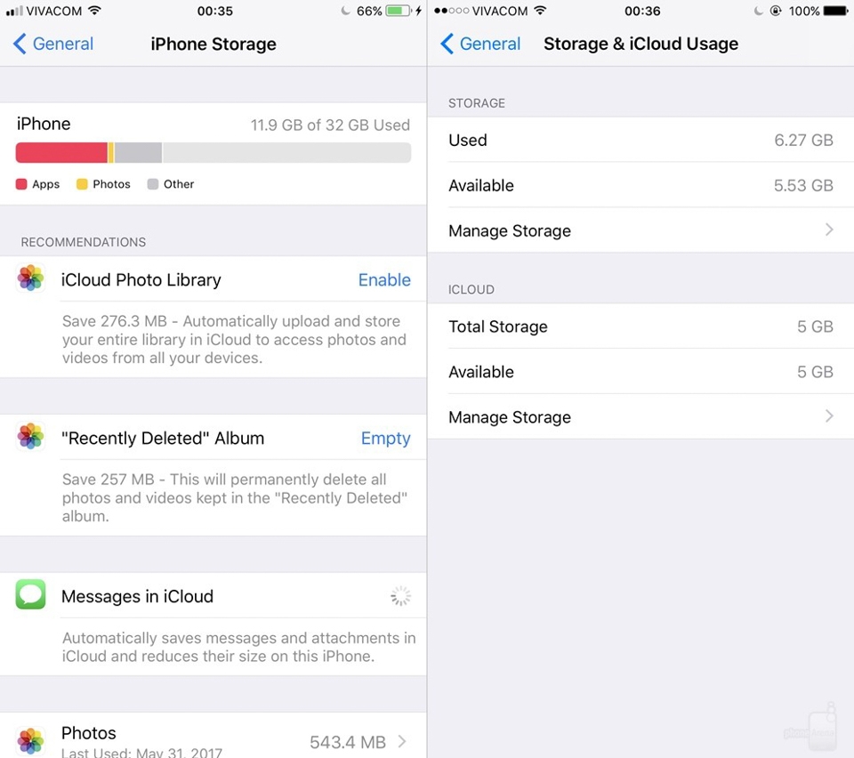 So sánh nhanh HDH iOS 11 (Beta) với iOS 10