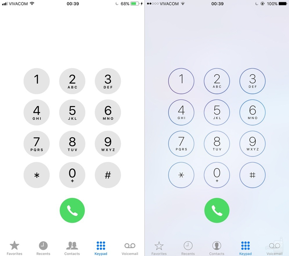 So sánh nhanh HDH iOS 11 (Beta) với iOS 10