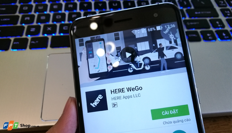 Ứng dụng bản đồ HERE nâng cấp, đổi tên thành HERE WeGo