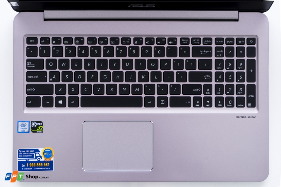 Bàn phím ASUS UX510UW