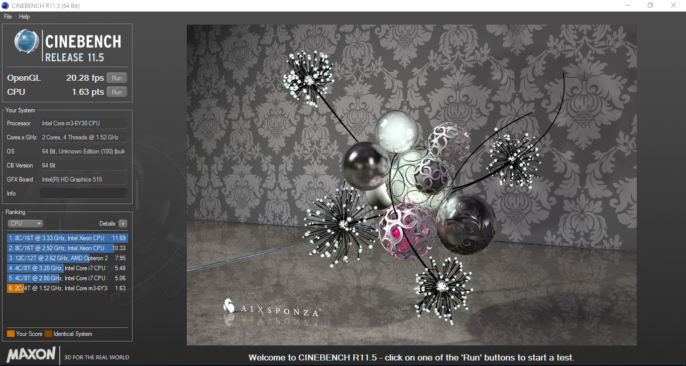 Điểm Cinebench