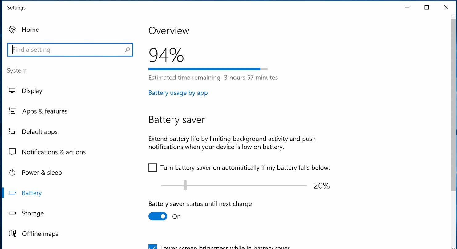 Battery Saver