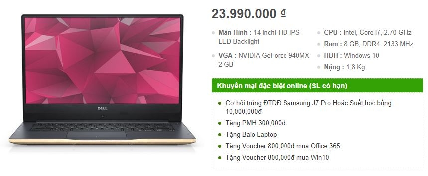 Dell Ins 14 7460