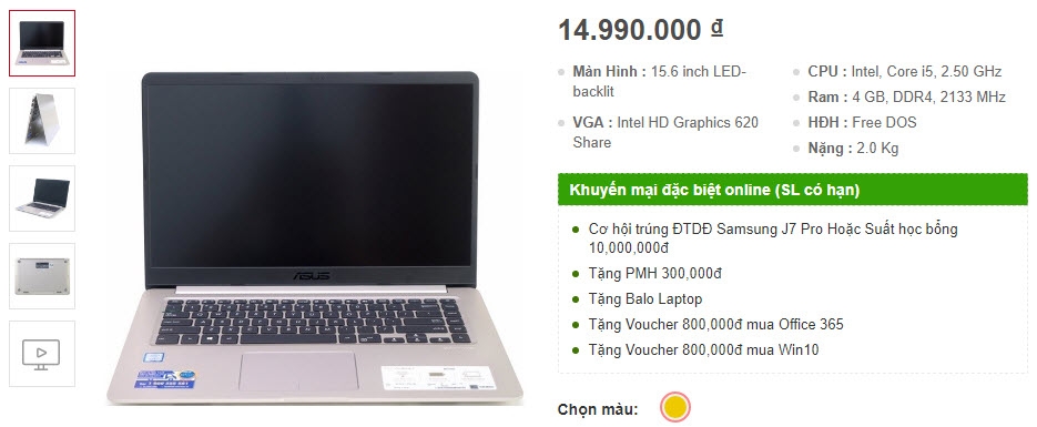 Asus Vivobook S15 Asus Vivobook S15