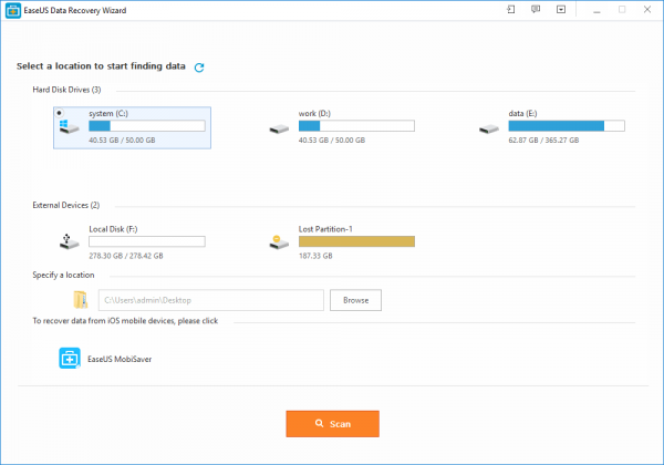 EaseUS Data Recovery
