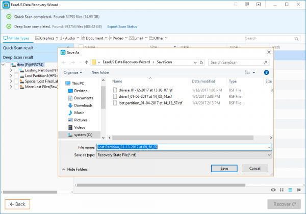 EaseUS Data Recovery