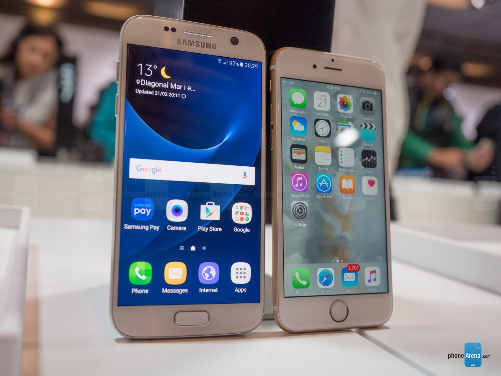 Samsung Galaxy S7 vs Apple iPhone  6s