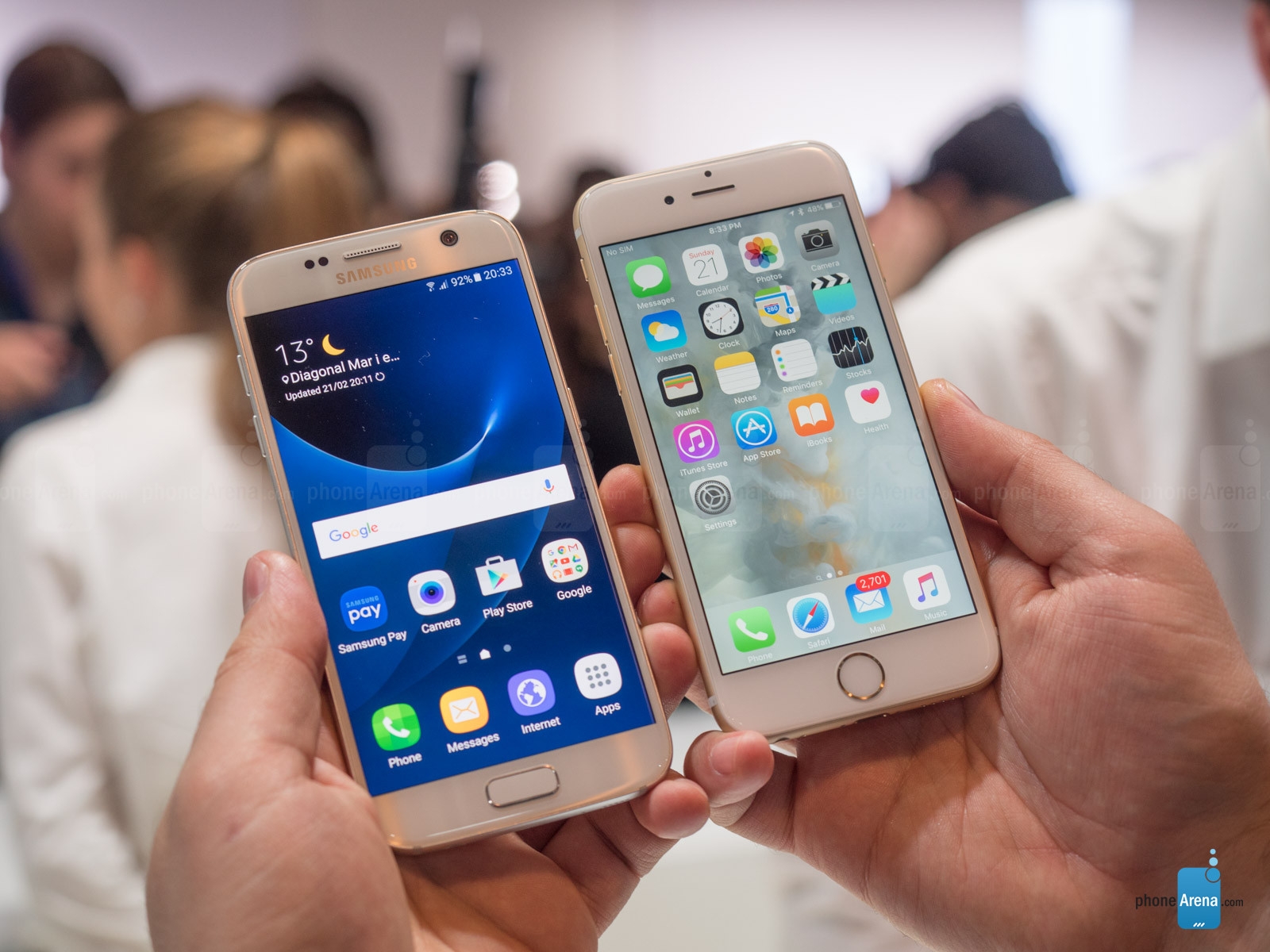 Samsung Galaxy S7 vs iPhone 6s