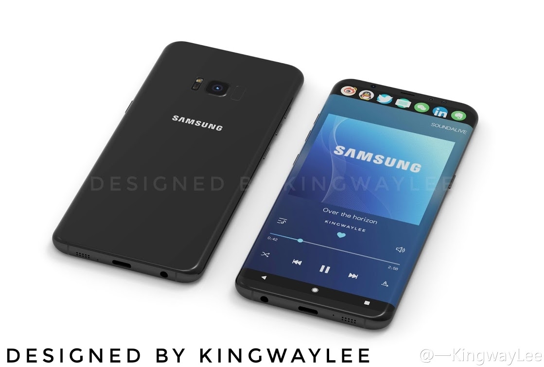 Samsung Galaxy S8 render