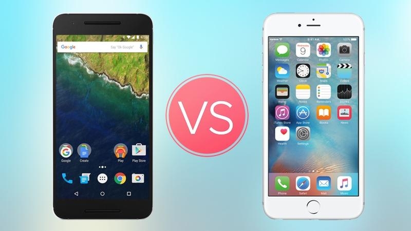android vs iPhone